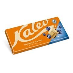 Valge šokolaad paisutatud riisi ja mustikatega Kalev, 200 g hind ja info | Maiustused | kaup24.ee