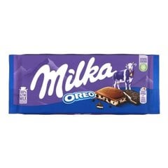 Шоколад с кусочками печенья Oreo Milka, 100 г цена и информация | Сладости | kaup24.ee