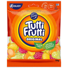 Tutti Frutti Original kummikommid, 180 g hind ja info | Maiustused | kaup24.ee