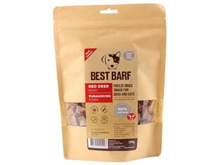 Best Barf külmkuivatatud punahirvesüdamed, 100 g hind ja info | Maiustused koertele | kaup24.ee