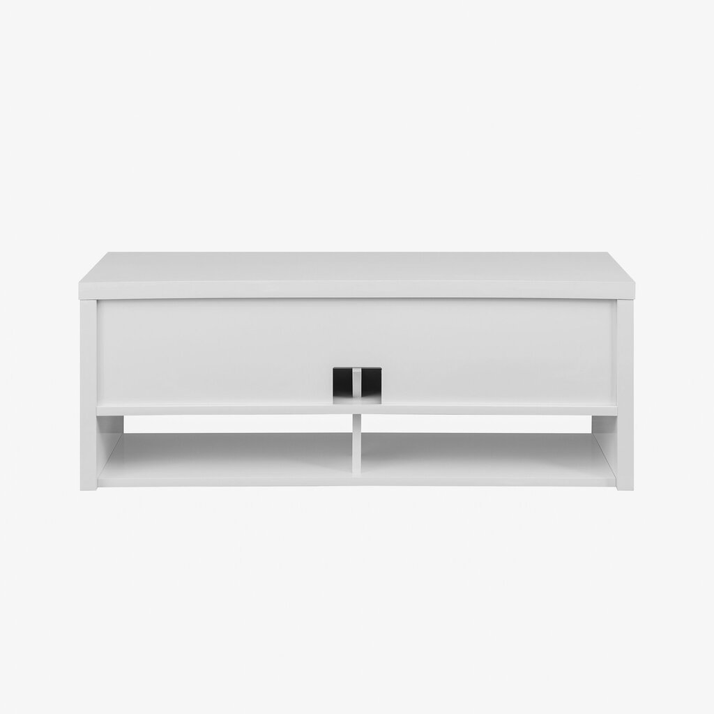 Kummut Walker Edison Contemporary Media Console Bi-Folding, valge hind ja info | TV alused | kaup24.ee