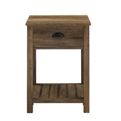 Abilaud Walker Edison Country, Rustic Oak цена и информация | Прикроватные тумбочки | kaup24.ee