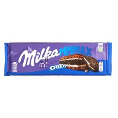 Piimashokolaad küpsisetükkidega Milka Oreo, 300 g hind ja info | Maiustused | kaup24.ee