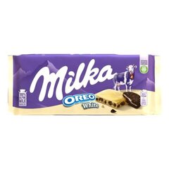 Milka valge šokolaad 100g, 22 karpi hind ja info | Maiustused | kaup24.ee