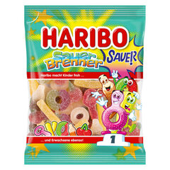 Жевательные конфеты Haribo Sour Brenners, 160 г цена и информация | Сладости | kaup24.ee