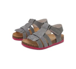 Кожаные сандалии для девочки D.D.Step AC051-2A, серые цена и информация | Детские сандали | kaup24.ee