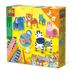 SES Paper Strip Animals 40410 hind ja info | Arendavad mänguasjad | kaup24.ee