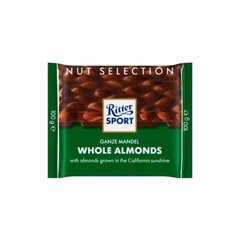 Молочный шоколад с цельным миндалем Ritter Sport Nut Selection, 100 г цена и информация | Сладости | kaup24.ee