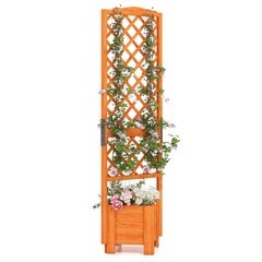 Подставка для цветов со решеткой Costway, 54,5 х 52 х 180 см. цена и информация | Подставки для цветов, держатели для вазонов | kaup24.ee