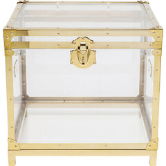 Столик приставной Trunk Storage Gala, золотистый цена и информация | Журнальные столики | kaup24.ee
