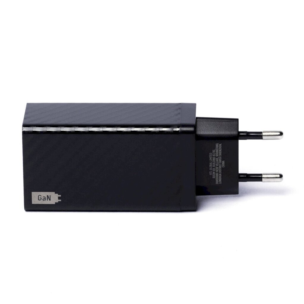 GaN Wozinsky WWCG011, 65 W., USB-C QC 3.0 PD-portidega, must hind ja info | Mobiiltelefonide laadijad | kaup24.ee