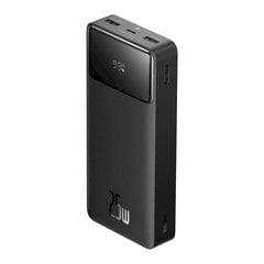 Аккумулятор питания, Baseus, 20000 мАч., 2xUSB USB-C, 25 Вт., быстрая зарядка, AFC FCP, черный цена и информация | Зарядные устройства Power bank | kaup24.ee