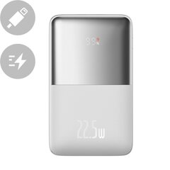 Аккумулятор питания, Baseus, 20000 мАч., 22,5 Вт., с кабелем USB-C 0,3 м, серый цена и информация | Зарядные устройства Power bank | kaup24.ee