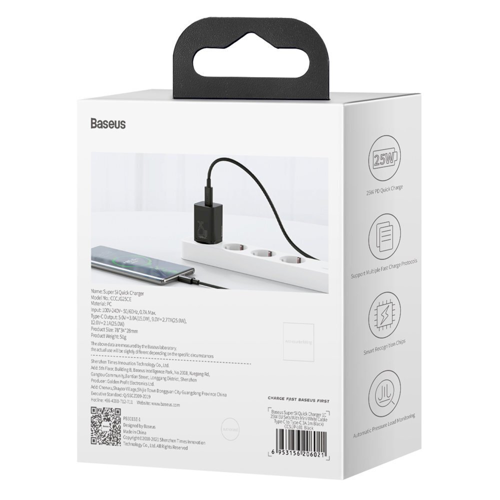 Baseus Super Si Quick Charger hind ja info | Mobiiltelefonide laadijad | kaup24.ee