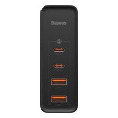 Быстрое зарядное устройство, Baseus CCGAN100UE1 Pro, USB-C, QC PD, 100 Вт, черный цена и информация | Зарядные устройства для телефонов | kaup24.ee