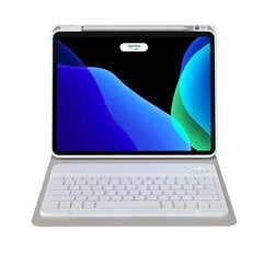 Чехол с клавиатурой, Baseus BS-PC0021, для iPad Pro 12,9, 2018-2021, белый цена и информация | Чехлы для планшетов и электронных книг | kaup24.ee