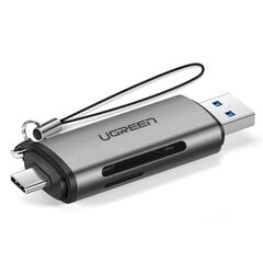 Universaalne micro SD kaardilugeja Ugreen, hall hind ja info | USB jagajad, adapterid | kaup24.ee