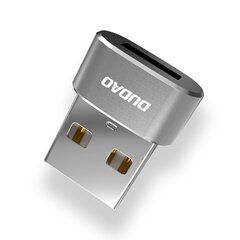 Переходник, Dudao, USB-C на обычный USB-разъем, черный цена и информация | Адаптеры и USB-hub | kaup24.ee