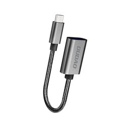 Кабель-переходник OTG, Dudao, USB на USB-C, серый цена и информация | Адаптеры и USB-hub | kaup24.ee