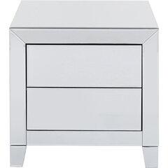 Dresser Small Luxury Push 2 Drawers Grey цена и информация | Выдвижные ящики, ящики для постельного белья | kaup24.ee