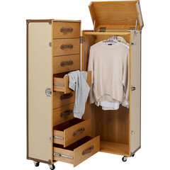 Шкаф-чемодан Venezia, бежевый, 155 x 58 x 66 см цена и информация | Шкафы | kaup24.ee