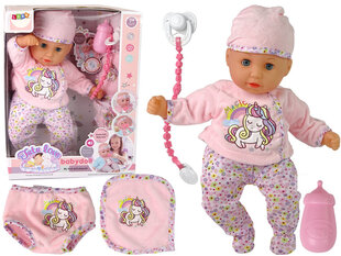 Beebinukk koos aksessuaaridega, roosa hind ja info | Tüdrukute mänguasjad | kaup24.ee