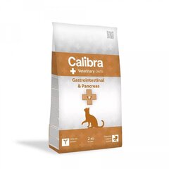 Calibra Veterinary Diets Gastrointestinal & Pancreas täiskasvanud kassidele lõhega, 2 kg hind ja info | Kuivtoit kassidele | kaup24.ee