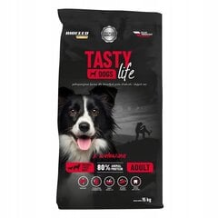 Biofeed Tasty Life keskmistest ja suurtest tõugudest täiskasvanud koertele, 15 kg hind ja info | Kuivtoit koertele | kaup24.ee