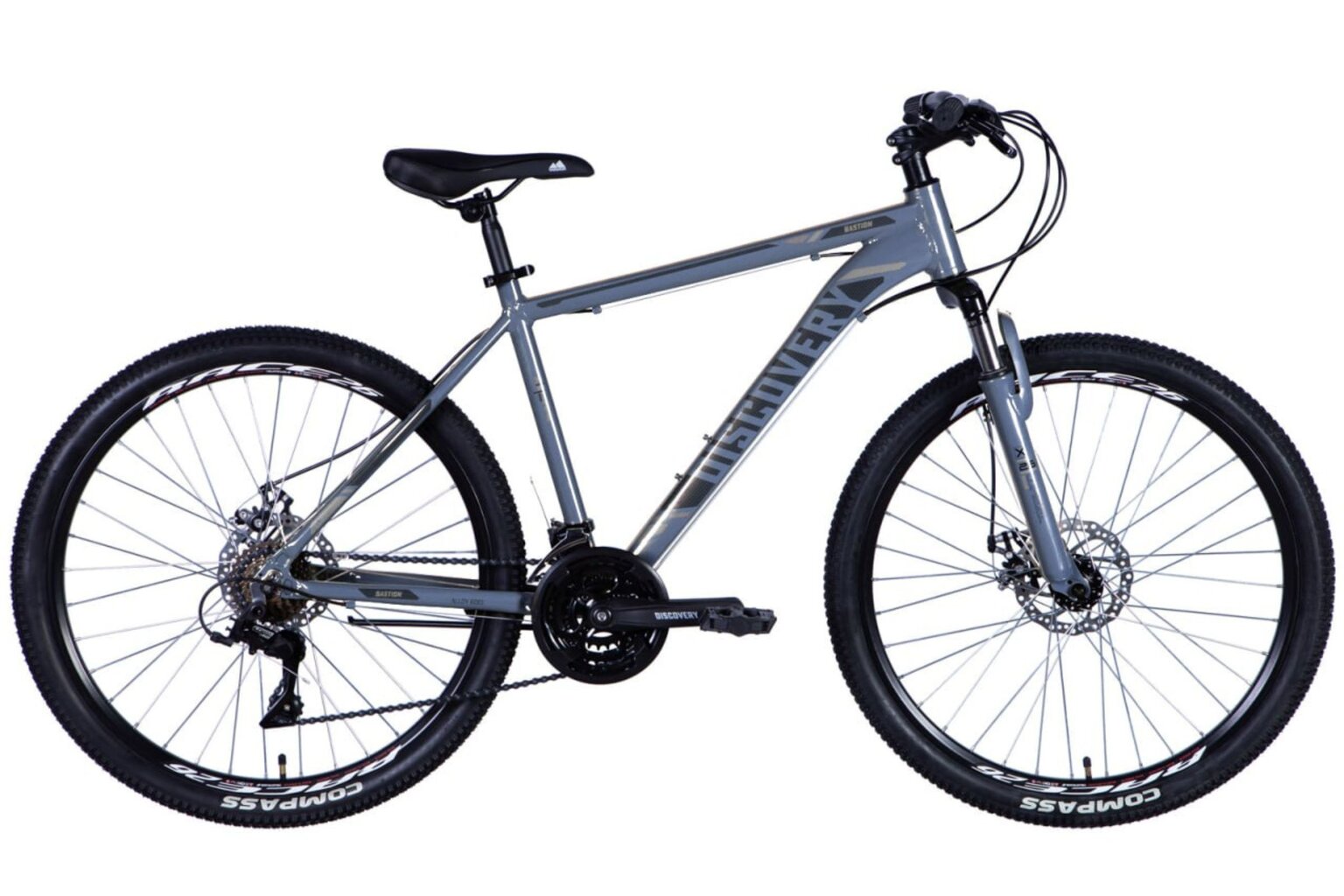 Jalgratas MTB Discovery Bastion Disc 26", hall hind ja info | Jalgrattad | kaup24.ee