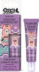 Huulekoorija Floslek Sugar Scrub for Lips Berry Flavor, 14 g hind ja info | Huulepulgad, -läiked, -palsamid, vaseliin | kaup24.ee