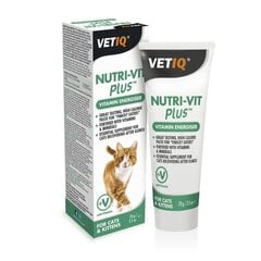 Витаминная паста Vetiq для кошек Nutri-Vit Plus, 70 г цена и информация | Витамины, пищевые добавки и товары от паразитов | kaup24.ee