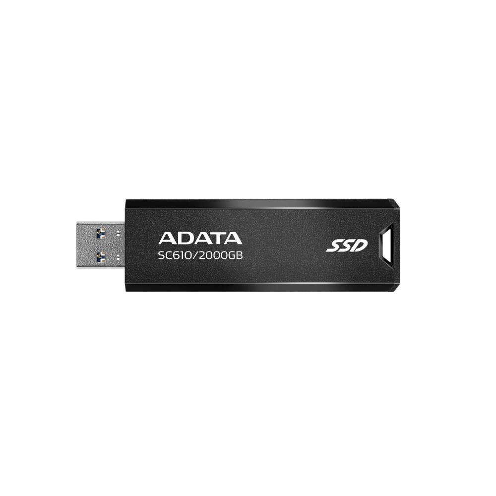 Adata SC610-2000G-CBK/RD hind ja info | Välised kõvakettad (SSD, HDD) | kaup24.ee