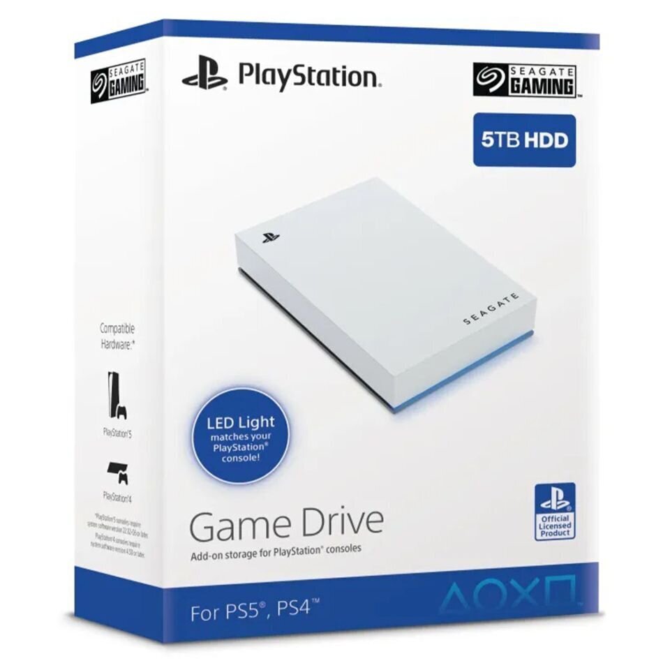 Seagate Game Drive for PlayStation STLV5000200 цена и информация | Välised kõvakettad (SSD, HDD) | kaup24.ee