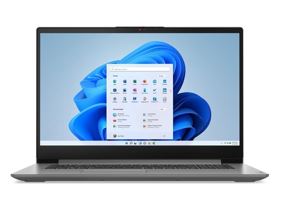 Lenovo IdeaPad 3 17.3" i3-1215U 8 GB DDR4-SDRAM 512 GB SSD Wi-Fi 6 цена и информация | Sülearvutid | kaup24.ee