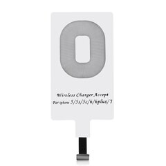 Juhtmeta laadimise Qi adapter, Choetech WP-IP1, induktiivne sisestus, valge hind ja info | Mobiiltelefonide laadijad | kaup24.ee