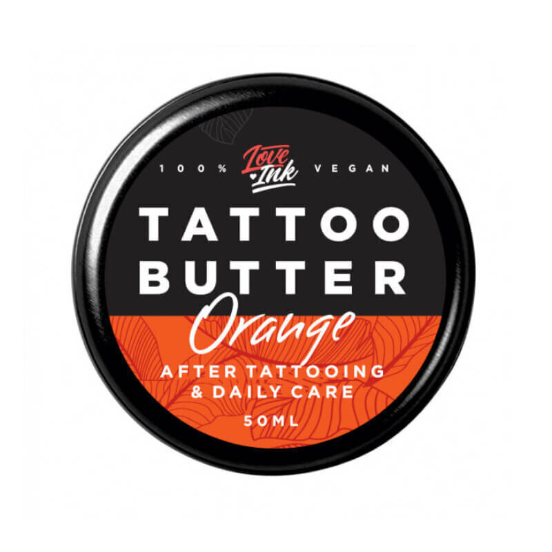 Tattoo hoolduskreem Loveink Tattoo Butter Orange, 50 ml цена и информация | Kehakreemid, losjoonid | kaup24.ee