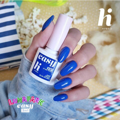 Hübriidküünelakk Hi Hybrid Easy 3 in 1 609 Crazy Blue Splash, 5 ml hind ja info | Küünelakid, küünetugevdajad | kaup24.ee