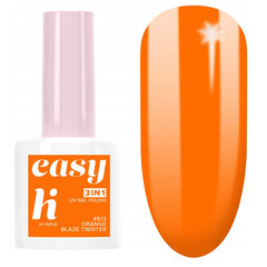 Гибридный лак Easy 3в1 #613 Orange Blaze Twister, 5 мл цена и информация | Лаки для ногтей, укрепители для ногтей | kaup24.ee