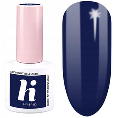 Hübriidküünelakk Hi 340 Midnight Blue, 5 ml hind ja info | Küünelakid, küünetugevdajad | kaup24.ee