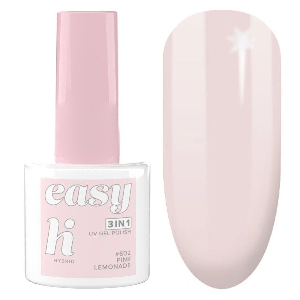 Hübriidküünelakk Hi Hybrid Easy 3 in 1 602 Pink Limonade, 5 ml цена и информация | Küünelakid, küünetugevdajad | kaup24.ee