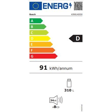 Bosch KIR81ADD0 цена и информация | Külmkapid | kaup24.ee