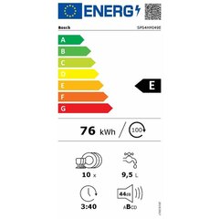 Bosh SPS4HMI49E цена и информация | Посудомоечные машины | kaup24.ee