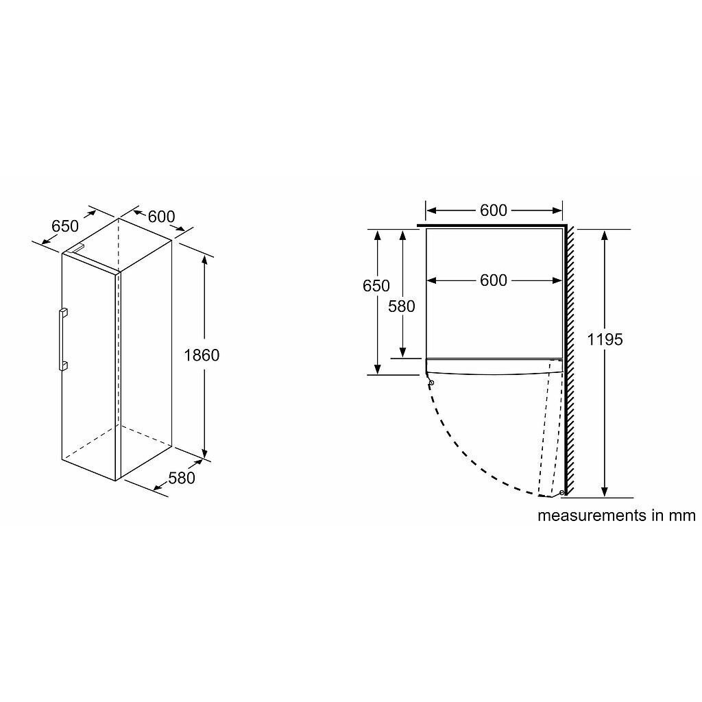 Bosch GSN36CWEP hind ja info | Sügavkülmikud ja külmakirstud | kaup24.ee