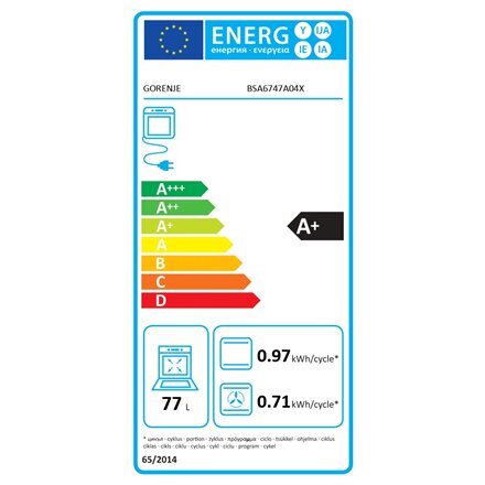 Gorenje BSA6747A04X hind ja info | Ahjud | kaup24.ee