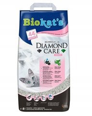Lõhnastatud bentoniidist allapanu Biokat's Diamond Care Fresh, 8 l hind ja info | Kassiliiv | kaup24.ee