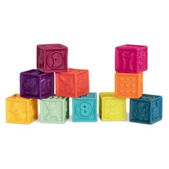  Мягкие кубики с числами B. TOYS  цена и информация | Игрушки для малышей | kaup24.ee