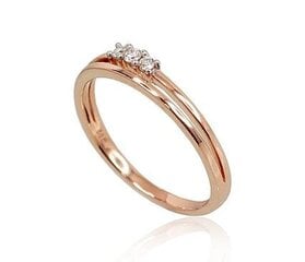 Kuldne sõrmus naistele 1100696000014 hind ja info | Sõrmused | kaup24.ee