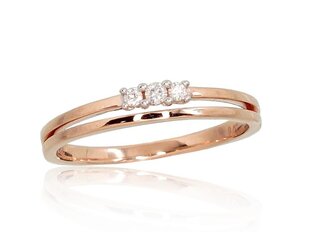 Kuldne sõrmus naistele 1100696000014 hind ja info | Sõrmused | kaup24.ee