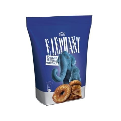 Krõbedad soolaküpsised, Elephant, 80 g hind ja info | Suupisted, krõpsud | kaup24.ee