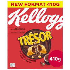 Kellogg's Tresor Choco Nut hommikusöögihelbed, 410 g hind ja info | Hommikuhelbed | kaup24.ee